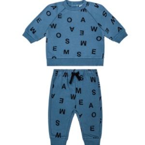 Petit Lem Awesome Long Sleeve Top & Joggers Set